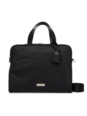 Calvin Klein Torba na laptopa Sleek Slim Commuter LV04D3351G Czarny