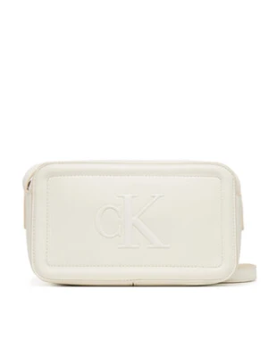 Calvin Klein Torebka Bold Ck Camera Bag LV04F3220G Biały