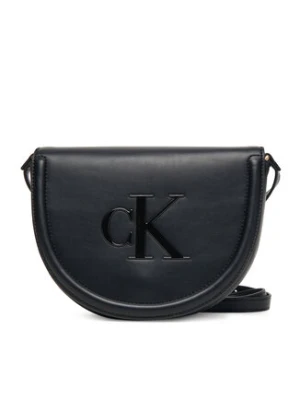 Calvin Klein Torebka Bold Ck Saddle Crossbody LV04F3221G Czarny
