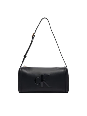 Calvin Klein Torebka Bold Ck Slouchy Shoulder Bag LV04F3894G Czarny