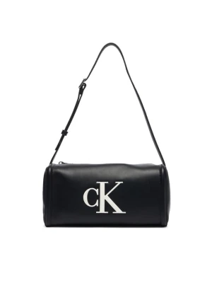 Calvin Klein Torebka Bold Ck Slouchy Shoulder Bag LV04F3894G Czarny