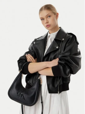 Calvin Klein Torebka Bold Ck Small Crescent LV04F3561G Czarny