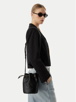 Calvin Klein Torebka Bold Ck Small LV04F3640G Czarny