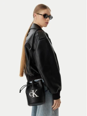 Calvin Klein Torebka Bold Ck Small LV04F3640G Czarny