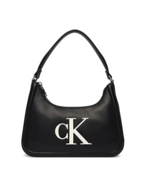 Calvin Klein Torebka Bold Ck Small Shoulder Bag LV04F3230G Czarny