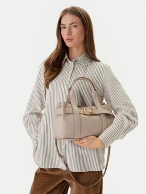 Calvin Klein Torebka Buckle Mini Tote With Strap LV04F3295G Beżowy