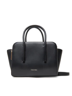 Calvin Klein Torebka Carryall Micro Leather Tote LV04F3057G Czarny