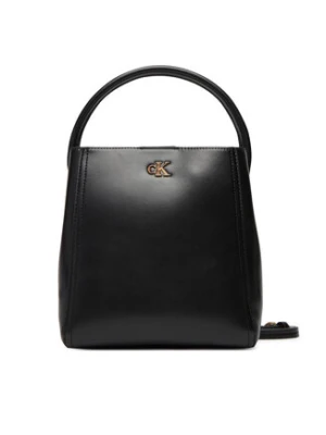 Calvin Klein Torebka Ck Bucket With Strap LV04F3174G Czarny
