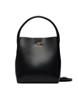 Calvin Klein Torebka Ck Bucket With Strap LV04F3174G Czarny