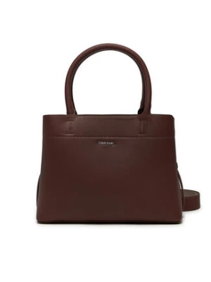 Calvin Klein Torebka Ck Business Medium Tote_Saffiano K60K612572 Brązowy