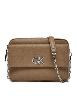 Calvin Klein Torebka Ck Camera Bag W/Pocket_Mono K60K613140 Brązowy