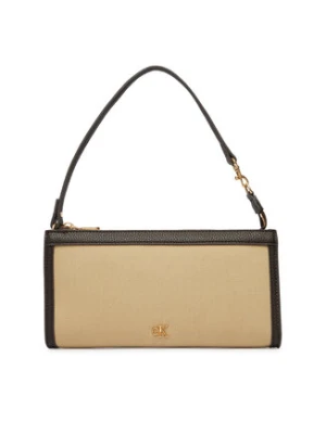 Calvin Klein Torebka Ck Canvas Convertible Pouch LV04F1126G Beżowy