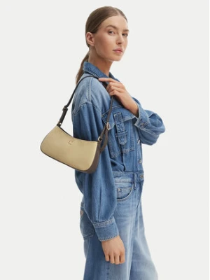 Calvin Klein Torebka Ck Canvas Small Shoulder Bag LV04F3347G Beżowy