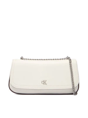 Calvin Klein Torebka Ck Convertible Chain Small Bag LV04F3172G Biały