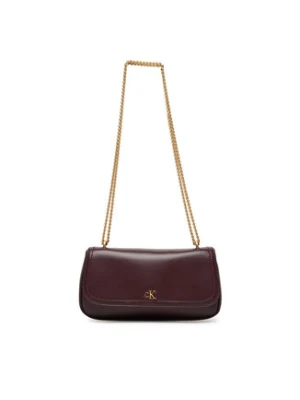 Calvin Klein Torebka Ck Convertible Chain Small Bag LV04F3172G Bordowy