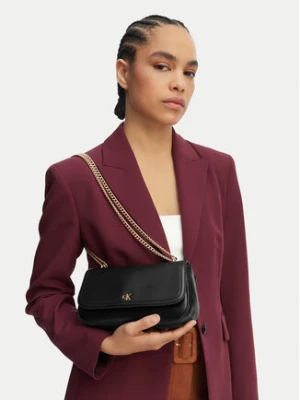Calvin Klein Torebka Ck Convertible Chain Small Bag LV04F3172G Czarny