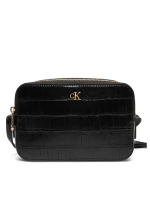 Calvin Klein Torebka Ck Croc Camera Bag LV04F3285G Czarny