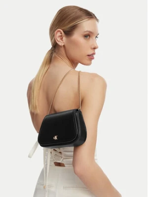 Calvin Klein Torebka Ck Curved Wallet On Chain LV04F1153G Czarny