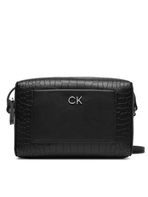 Calvin Klein Torebka Ck Daily Camera Bag_Croco K60K612140 Czarny