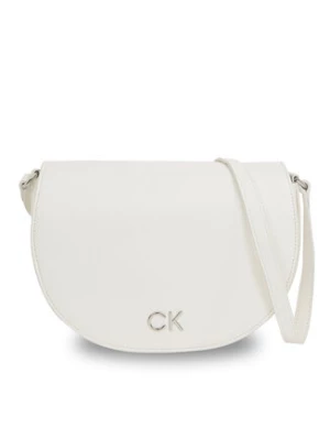 Calvin Klein Torebka Ck Daily Saddle Bag Pebble K60K611679 Biały