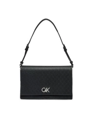 Calvin Klein Torebka Ck Elongated Shoulder Bag_Mono K60K613139 Czarny