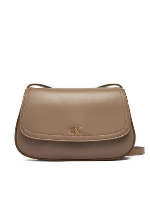 Calvin Klein Torebka Ck Flap Camera Bag LV04F3421G Beżowy