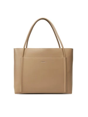 Calvin Klein Torebka Ck Linn Large Shopper K60K613109 Beżowy