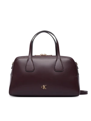 Calvin Klein Torebka Ck Medium Bowling Bag LV04F3610G Bordowy
