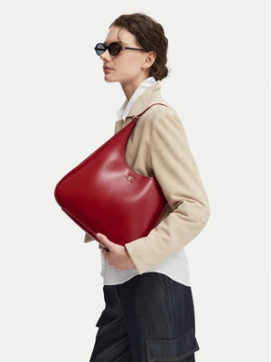 Calvin Klein Torebka Ck Medium Shoulder Bag LV04F3522G Czerwony