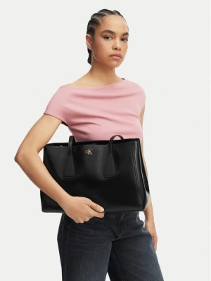 Calvin Klein Torebka Ck Medium Work Tote LV04F3442G Czarny