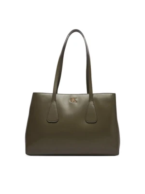 Calvin Klein Torebka Ck Medium Work Tote LV04F3442G Zielony