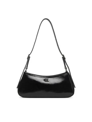 Calvin Klein Torebka Ck Metallic Small Shoulder Bag LV04F3304G Czarny
