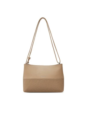 Calvin Klein Torebka Ck Mixmedia Convertible Bag_Mono K60K613170 Beżowy
