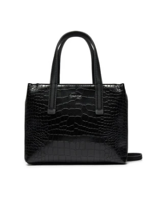 Calvin Klein Torebka Ck Must Mini Tote_Croco K60K612163 Czarny