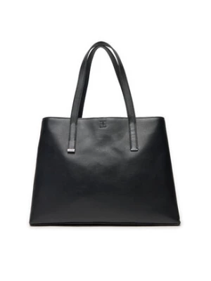 Calvin Klein Torebka Ck Plaque Medium Shopper K60K612782 Czarny