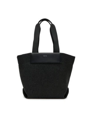 Calvin Klein Torebka Ck Raffia Medium Shopper K60K613174 Czarny