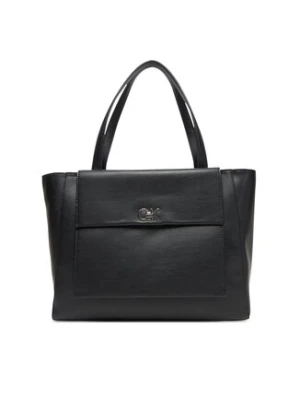 Calvin Klein Torebka Ck Re-Lock Medium Shopper LV04F3223G Czarny