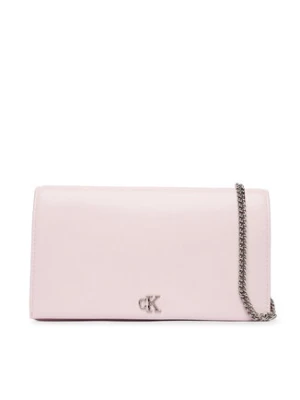 Calvin Klein Torebka Ck Wallet On Chain LV04F3319G Bordowy