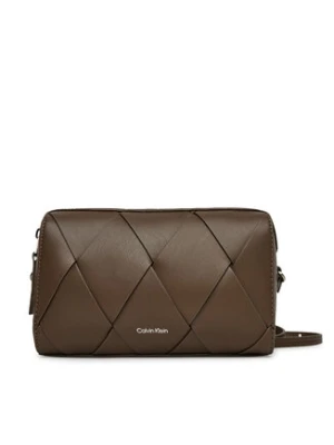 Calvin Klein Torebka Ck Woven Camera Bag K60K613002 Brązowy