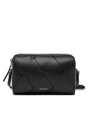 Calvin Klein Torebka Ck Woven Camera Bag K60K613002 Czarny