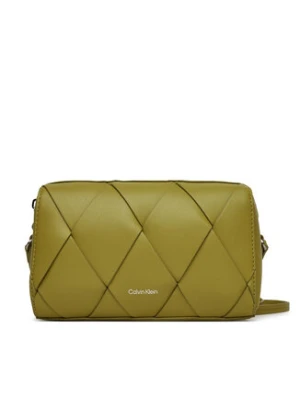 Calvin Klein Torebka Ck Woven Camera Bag K60K613002 Zielony