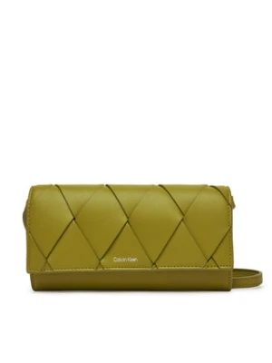 Calvin Klein Torebka Ck Woven Convertible Wallet Bag K60K612970 Zielony