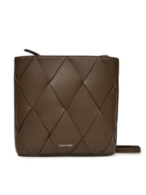 Zdjęcie produktu Calvin Klein Torebka Ck Woven Square Crossbody K60K612991 Brązowy