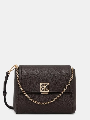 Calvin Klein torebka crossbody damska z imitacji skóry brązowy