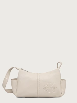 Calvin Klein torebka crossbody damska z imitacji skóry beżowy