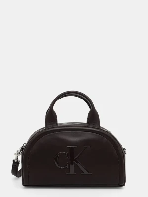 Calvin Klein torebka crossbody damska z imitacji skóry brązowy