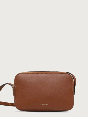 Calvin Klein torebka crossbody damska z imitacji skóry brązowy
