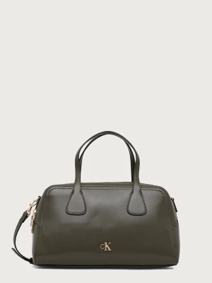 Calvin Klein torebka crossbody damska z imitacji skóry zielony