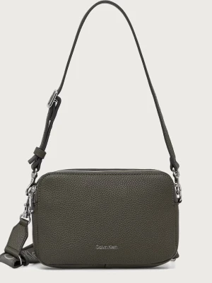 Calvin Klein torebka crossbody damska z imitacji skóry zielony