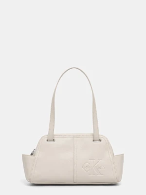 Calvin Klein torebka damska z imitacji skóry beżowy